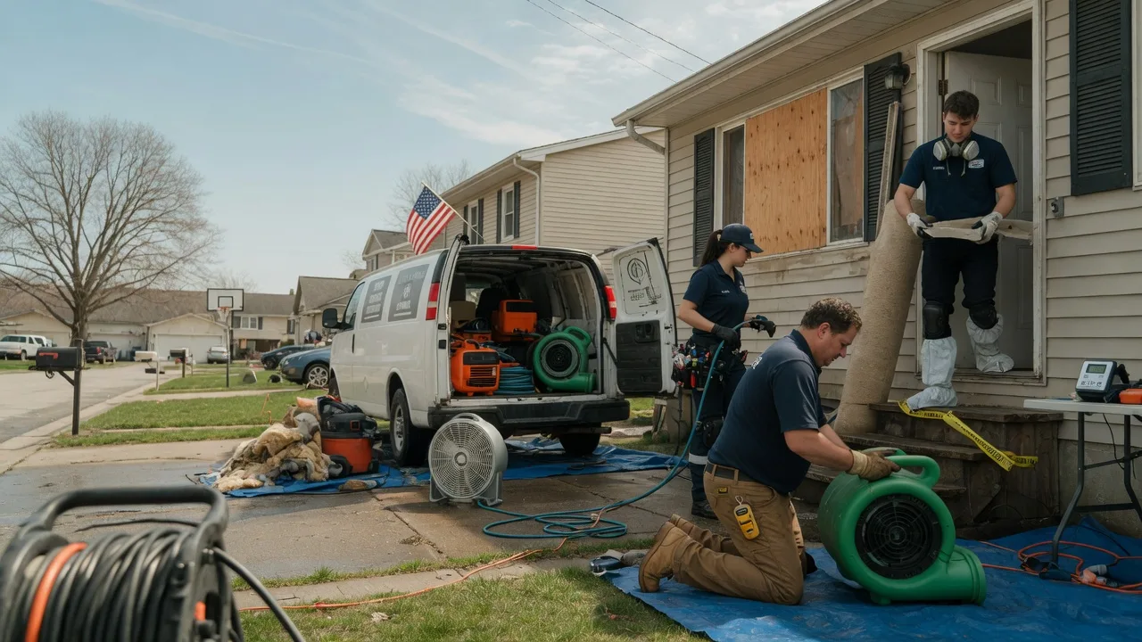 Water Damage Restoration in Pittsville, MD near me